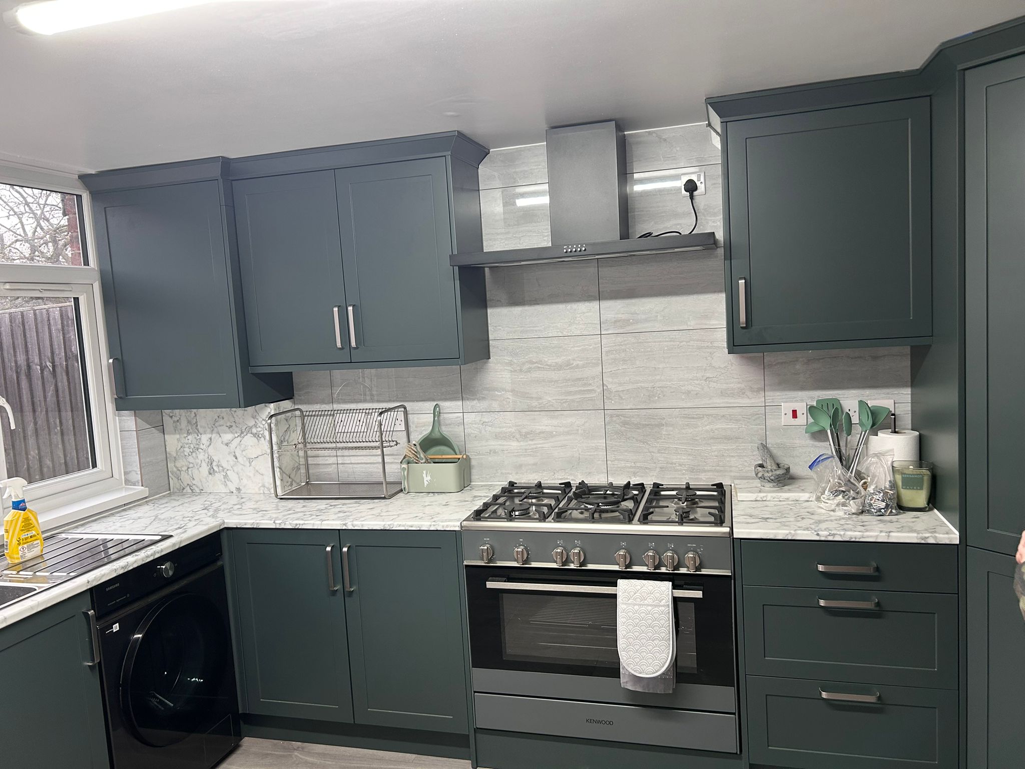 Kitchen after — Sata Construction